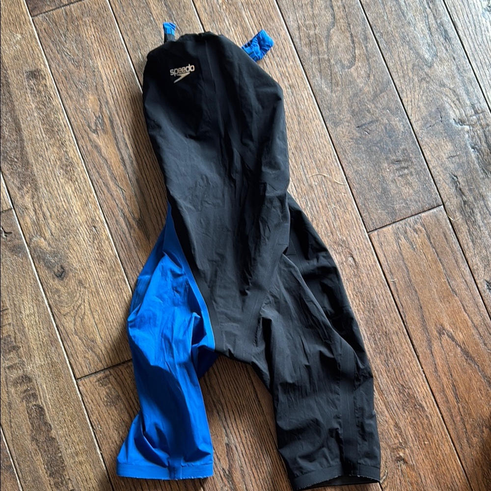 Speedo Black and Blue tech suit